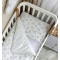 Переменная постель Baby Mix Зайчики черные на белом, арт. 0391250 купить в Украине | код товара: 0391250