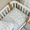 Переменная постель Baby Mix Зайчики черные на белом, арт. 0391250 купить в Украине | код товара: 0391250