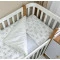 Переменная постель Baby Mix Зайчики черные на белом, арт. 0391250 купить в Украине | код товара: 0391250