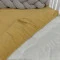 Комплект постельного белья подросток вареный хлопок с рюшем горчица, арт. 108106276 купить в Украине | код товара: 108106276