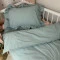 Комплект постельного белья подросток вареный хлопок с рюшем мята, арт. 10810647 купить в Украине | код товара: 10810647