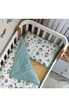 Переменная постель Baby Dream Львы с радугами мята, арт. 0303502
