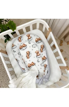 Кокон Baby Design Тедді серый, арт. 5019128