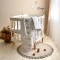 Плед-конверт с одеялом на Minky/косичка Хмаринки серые, арт. 10500487 купить в Украине | код товара: 10500487