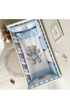 Комплект постельного белья Kids toys Медвежонок мальчик голубой NEW2, арт. 0269203-2