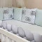 Комплект постільної білизни для новонародженого Happy night Слоники м'ятний, арт. 02107111 купити в Україні | код товару: 02107111