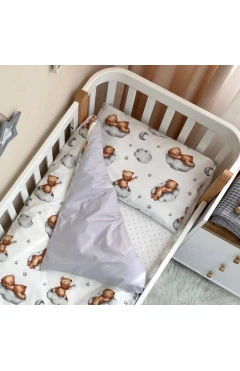 Переменная постель Baby Mix Тедди серый, арт. 0391128