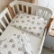 Змінна постіль Baby Mix Ведмедики в ковпачках сірі, арт. 039101 купити в Україні | код товару: 039101