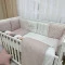 Комплект постільної білизни Арт Дизайн Cutey для новонародженого, пудрово-ліловий, арт. 0239112-1 купити в Україні | код товару: 0239112-1