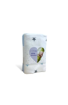 Набір пелюшок фланель 80х100 Soft Stars блакитний, арт. 8465226
