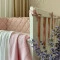 Бортик стёганый "Baby Dream" на 3 стороны поплин пудра тёмная, арт. 2203245 купить в Украине | код товара: 2203245
