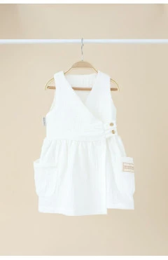 Платье на запах "Lily", Молочный, арт. 3025853937