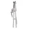 Стульчик EL Camino ME 1037 CRYSTAL Bear gray, арт. 309714