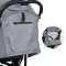 Коляска дитяча Bambi M 5727-1 FLASH silver gray, арт. 310427