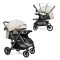 Прогулочна коляска Ninos Maxi 2 з автолюлькою 0+ Light Grey Graphite, арт. NM2025CSLB