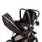 Прогулочна коляска Ninos Maxi 2 з автолюлькою 0+ Light Grey Graphite, арт. NM2025CSLB