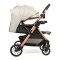 Прогулочная коляска Ninos Maxi 2 с автолюлькой 0+ от рождения light grey gold, арт. NM2025CSLG
