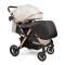 Прогулочная коляска Ninos Maxi 2 с автолюлькой 0+ от рождения light grey gold, арт. NM2025CSLG