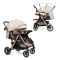 Прогулочная коляска Ninos Maxi 2 с автолюлькой 0+ от рождения light grey gold, арт. NM2025CSLG