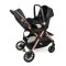 Прогулочная коляска Ninos Maxi 2 с автолюлькой 0+ от рождения light grey gold, арт. NM2025CSLG