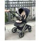 Детская универсальная коляска 2 в 1 Kidwell Velmont black/gold