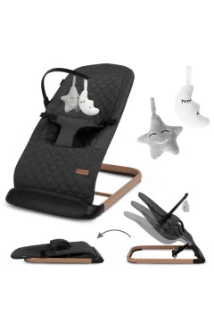 Шезлонг Kidwell Laro black/wooden, арт. KLLBW