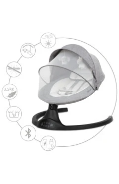 Гойдалка Kidwell Luxi dark melang/black, арт. KLBDM