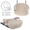 Автокресло-бустер Kidwell Bono ISOFIX 125-150см beige, арт. KBIFBE