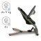 Шезлонг Kidwell Rubi green/black wooden