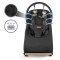 Шезлонг Kidwell Rubi black/gold Wooden