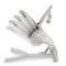 Шезлонг Kidwell Rubi gray/white