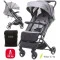 Дитяча прогулянкова коляска 4BABY Twizzy grey, арт. 4BTWG