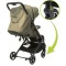 Детская прогулочная коляска 4BABY Twizzy olive, арт. 4BTWOL