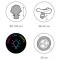Велобег Kidwell Suno LED black/white