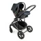 Коляска 3в1 трансформер Ninos Ave Black с автокреслом 0+, арт. NAV3V12026BL