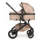 Коляска 2в1 трансформер Ninos dark beige, арт. NAV2026DB