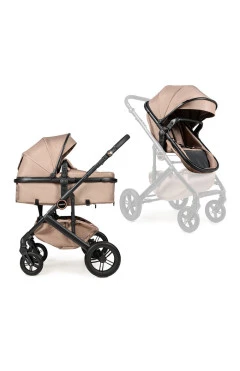 Коляска 2в1 трансформер Ninos dark beige, арт. NAV2026DB