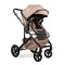 Коляска 2в1 трансформер Ninos dark beige, арт. NAV2026DB
