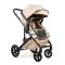 Коляска 3в1 трансформер Ninos Ave Light Beige с автокреслом 0+, арт. NAV3V12026LB