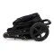 Коляска 3в1 трансформер Ninos Ventura black с автокреслом 0+, арт. NV3V12026BL