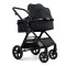 Коляска 2в1 трансформер Ninos Ventura black, арт. NV2026BL
