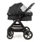 Коляска 2в1 трансформер Ninos Ventura black, арт. NV2026BL