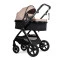 Коляска 3в1 трансформер Ninos Ventura dark eco beige с автокреслом 0+, арт. NVE3V12026DB