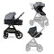 Коляска 3в1 трансформер Ninos Ventura grey ECO с автокреслом 0+, арт. NVE3V12026GR