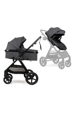 Коляска 2в1 трансформер Ninos Ventura dark grey, арт. NV2026GR
