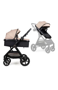 Коляска 2в1 трансформер Ninos Ventura dark eco beige, арт. NVE2026DB