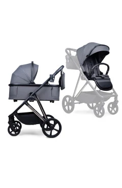 Універсальна коляска 2в1 Ninos Amor deep grey, арт. NAM2026GR