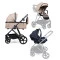 Универсальная коляска 3в1 Ninos Amor Soft Beige с автокреслом 0+, арт. NAM3V12026BE
