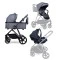 Универсальная коляска 3в1 Ninos Amor deep grey с автокреслом 0+, арт. NAM3V12026GR