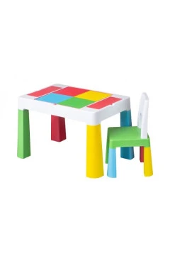 Комплект Tega MULTIFUN стол+1 стул MF-001 multicolor